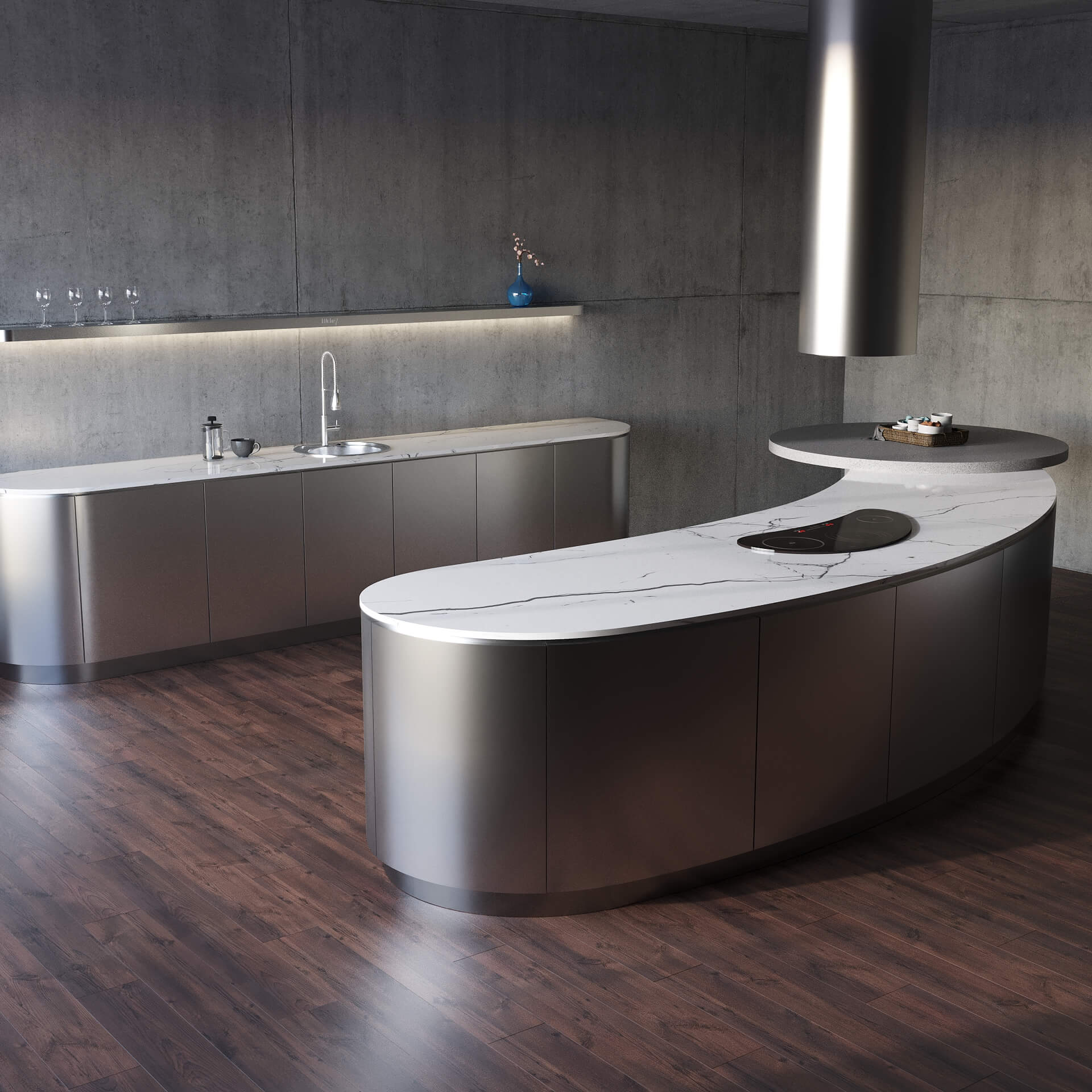 Curve kitchen