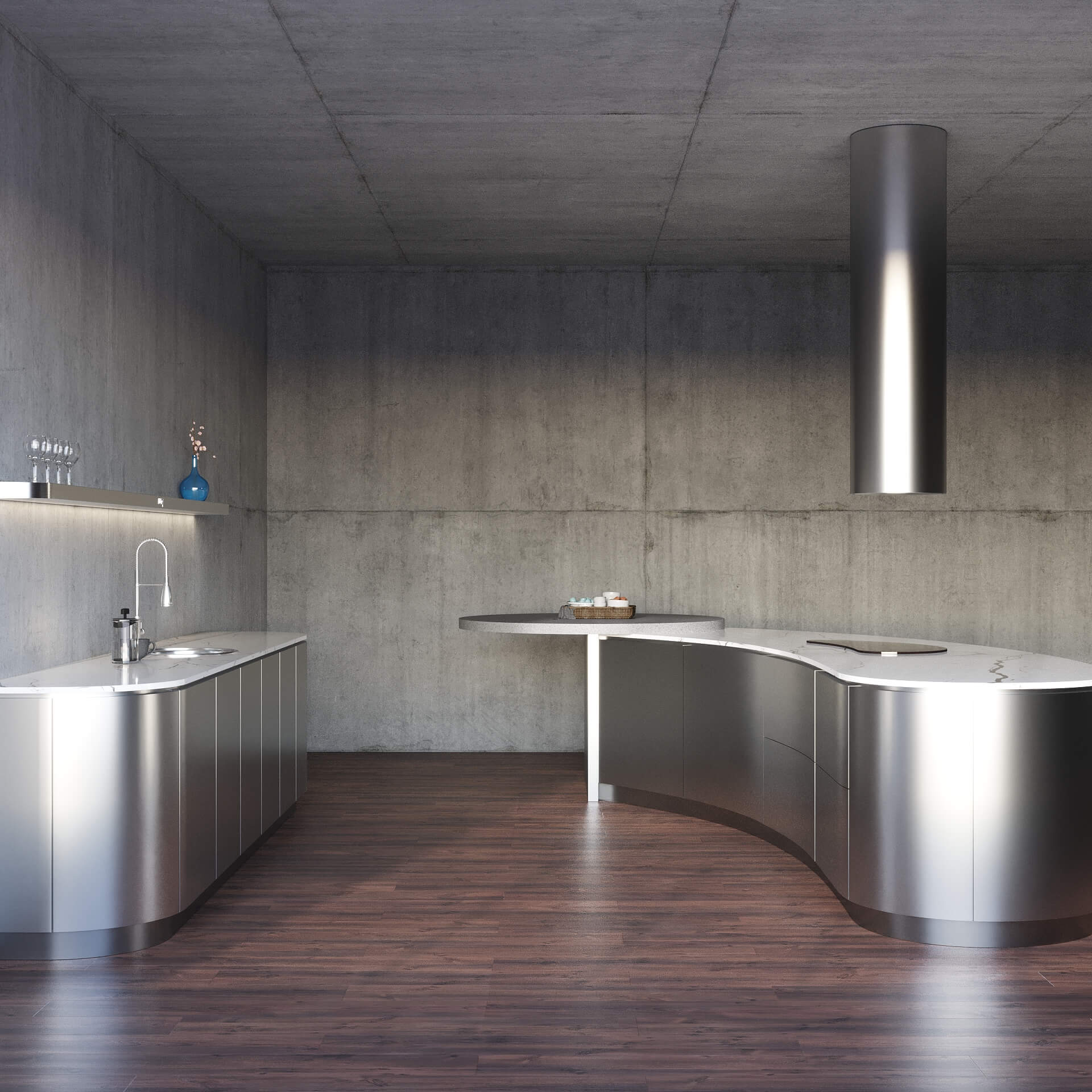 Curve kitchen