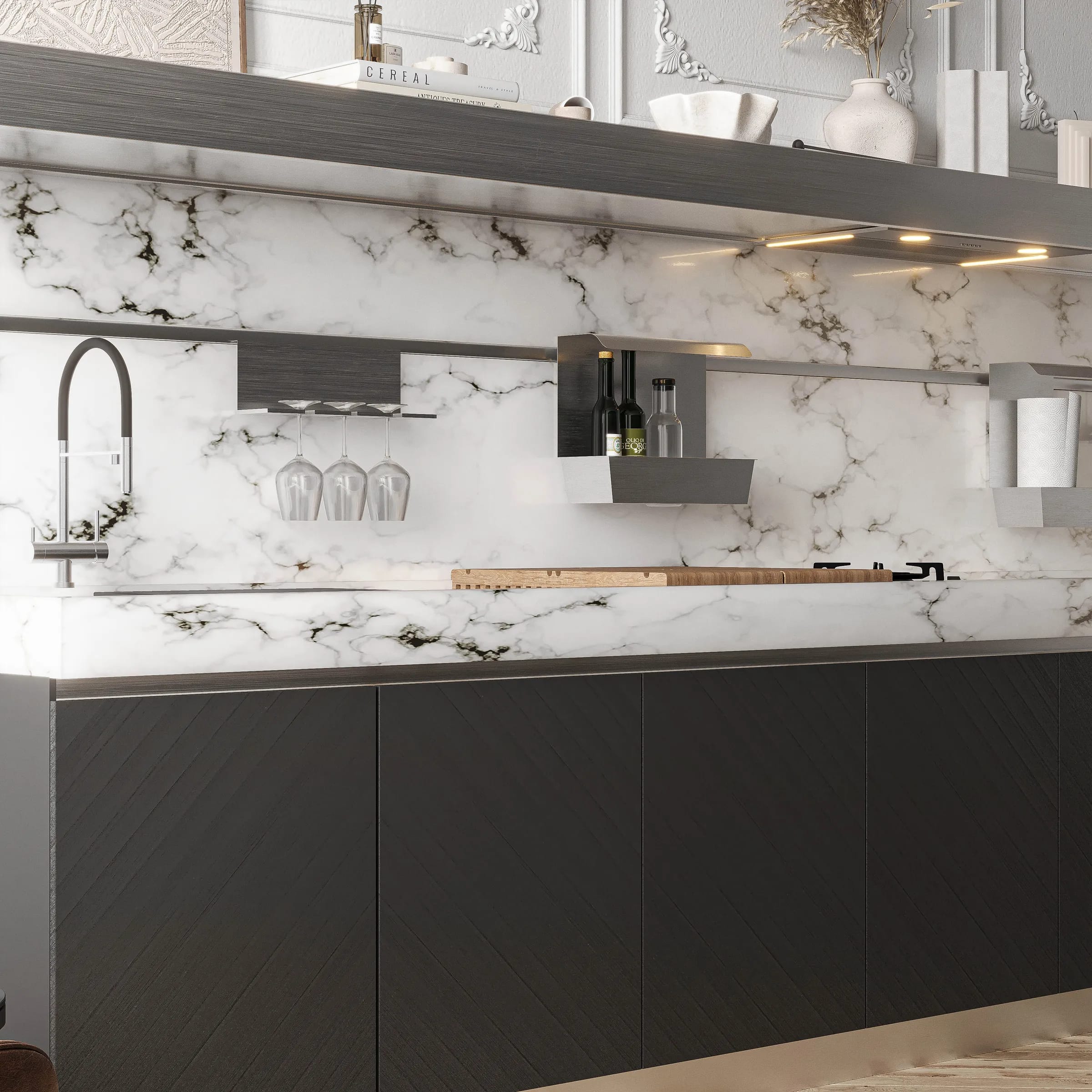Charcoal Modular Kitchen - Image 6