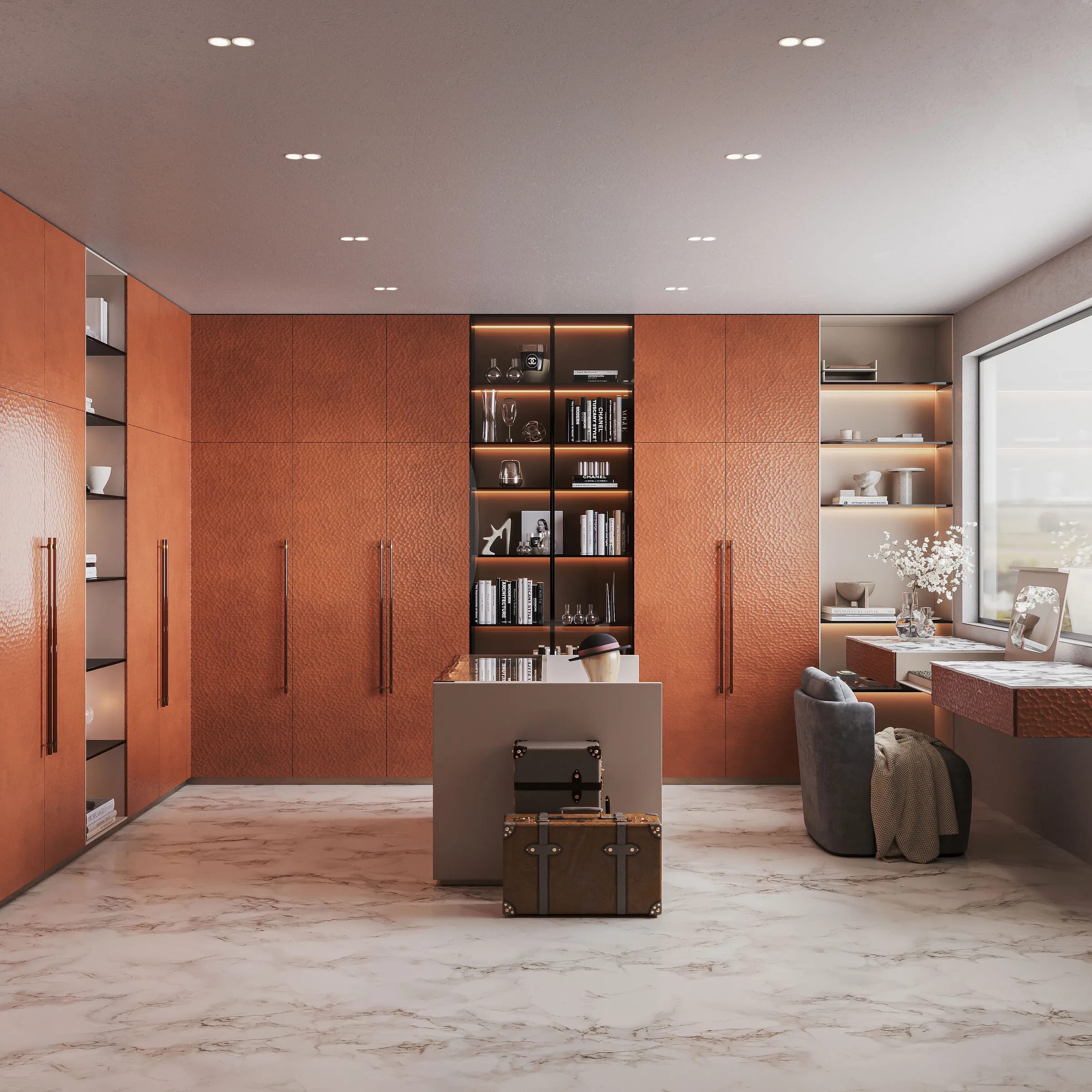 Suede Modular Wardrobe - Image 1