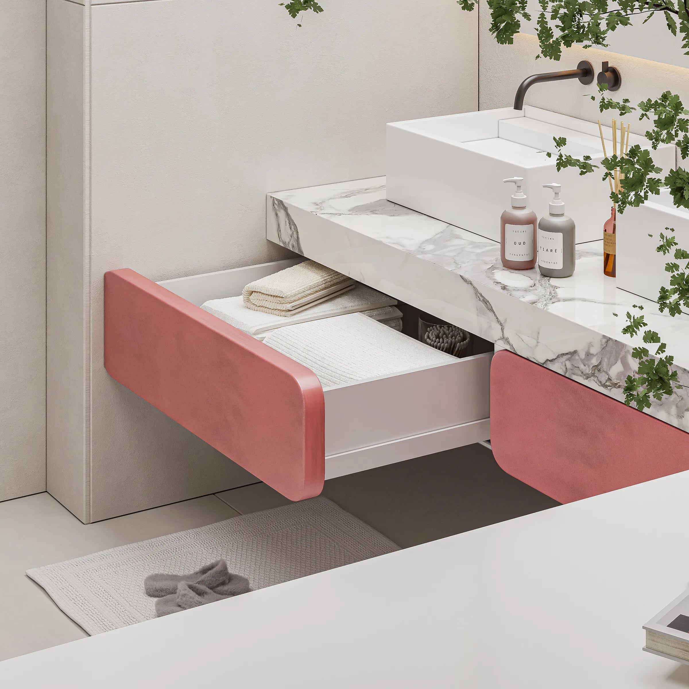 Ribbon Bathroom Vanity - Image 10