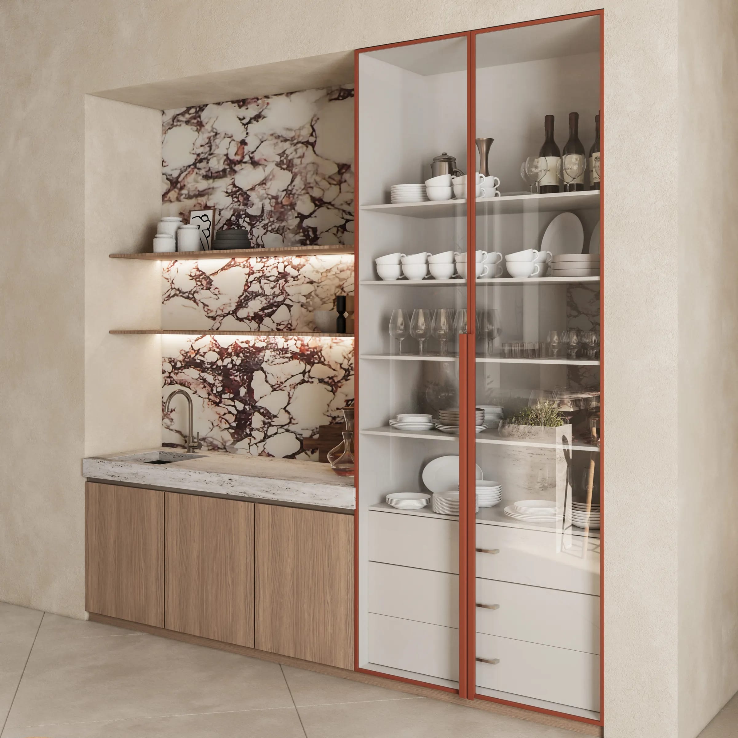 Porcelain Modular Kitchen - Image 4