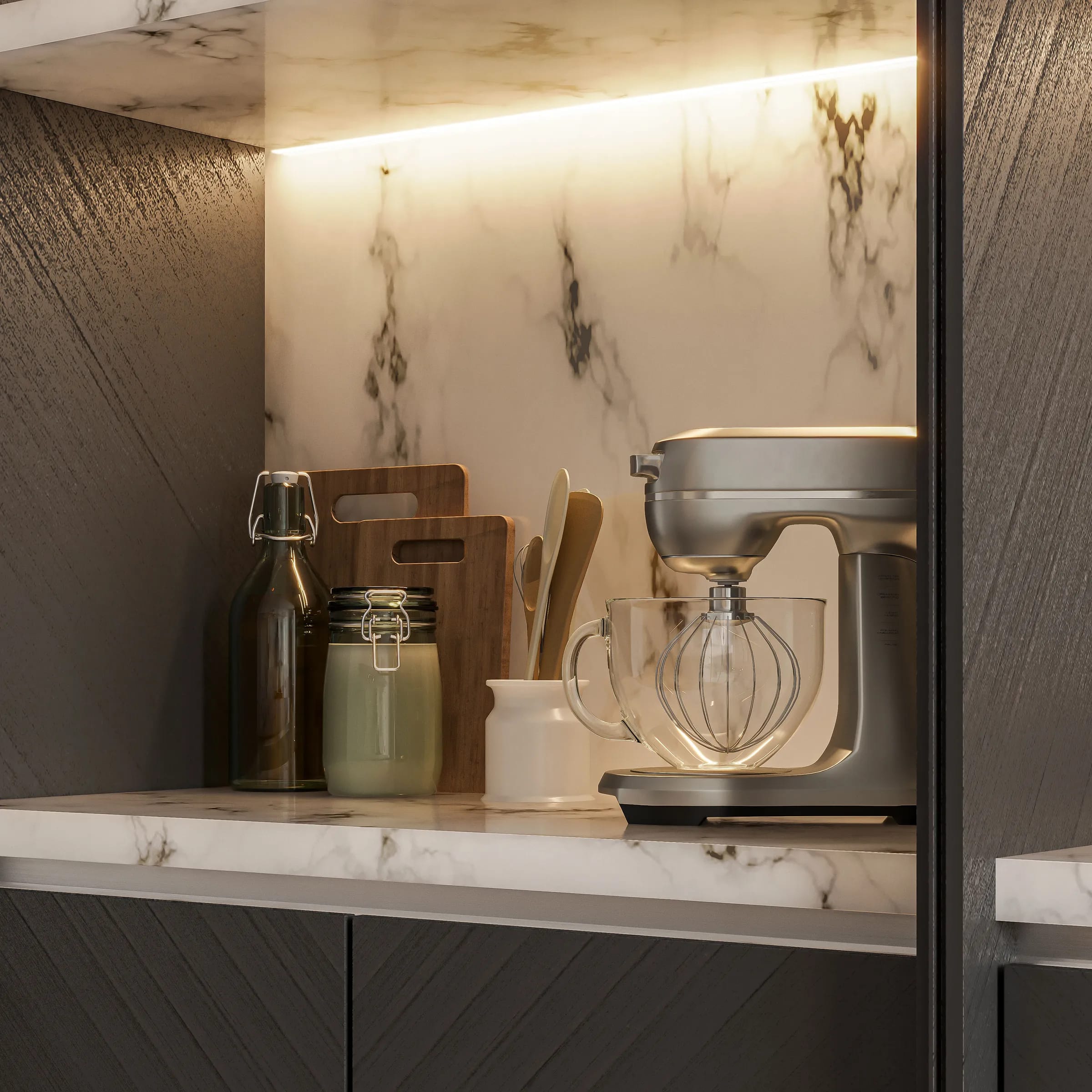 Charcoal Modular Kitchen - Image 8