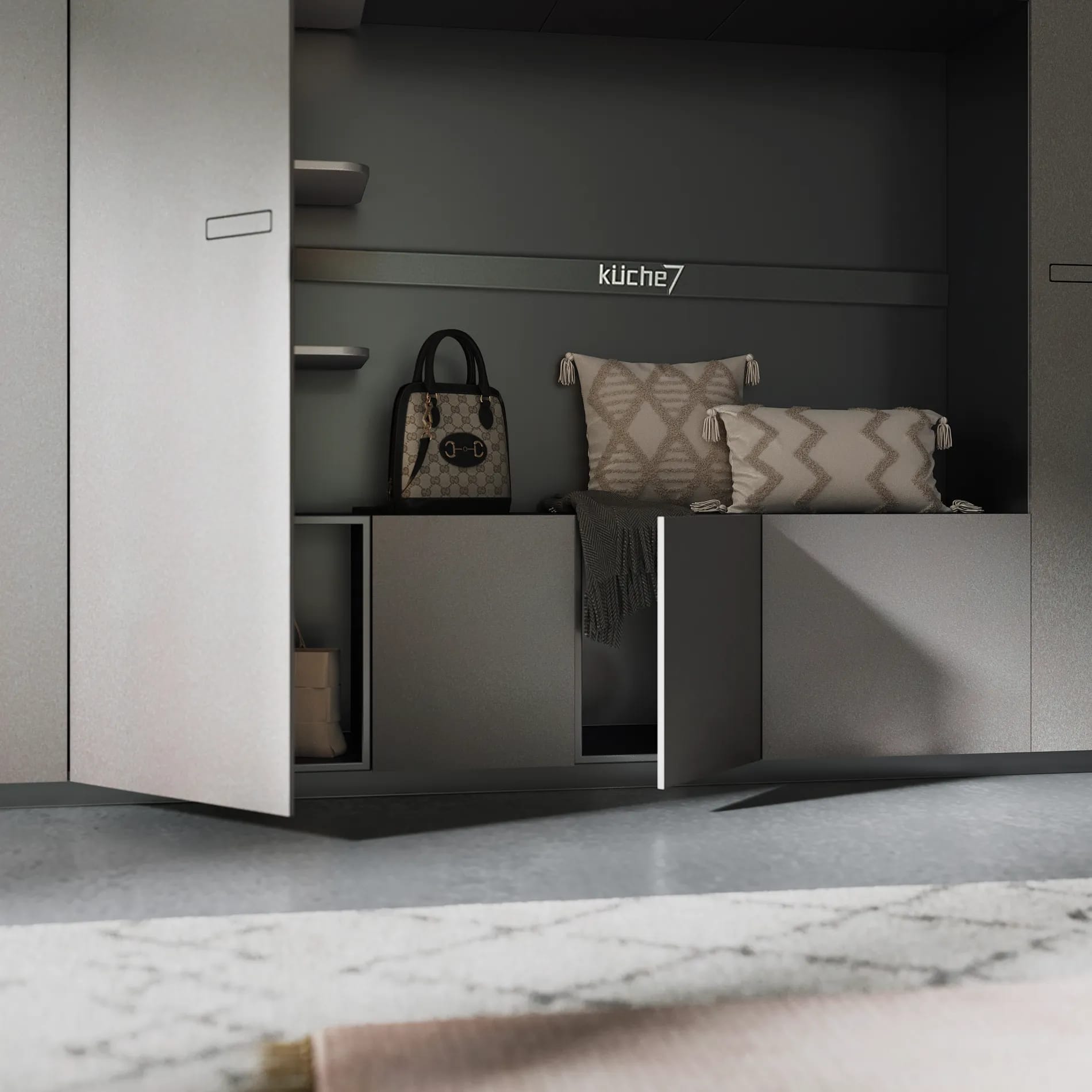 Flint Modular Wardrobe - Image 6