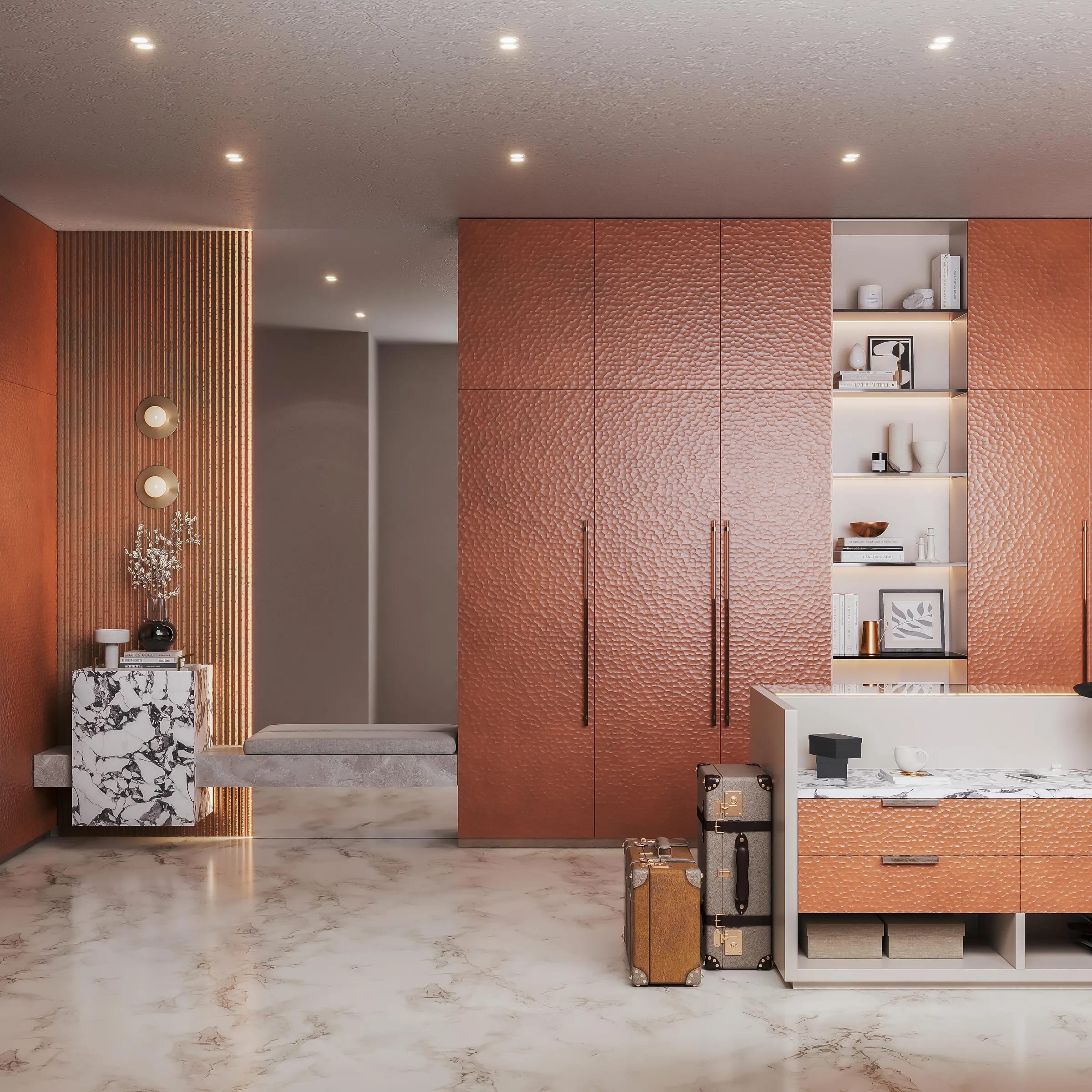 Suede Modular Wardrobe - Image 2