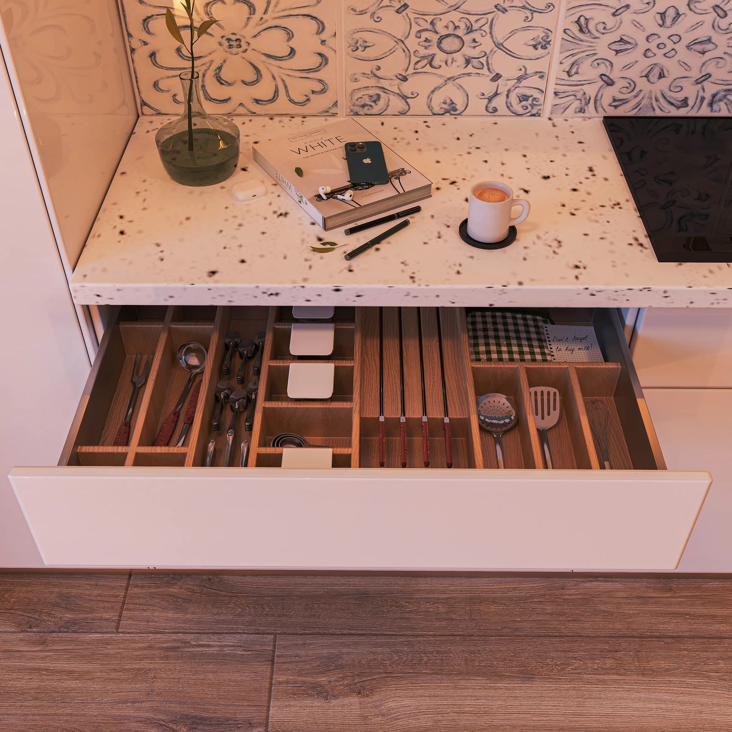 Wooden Cutlery Organiser - Image 2