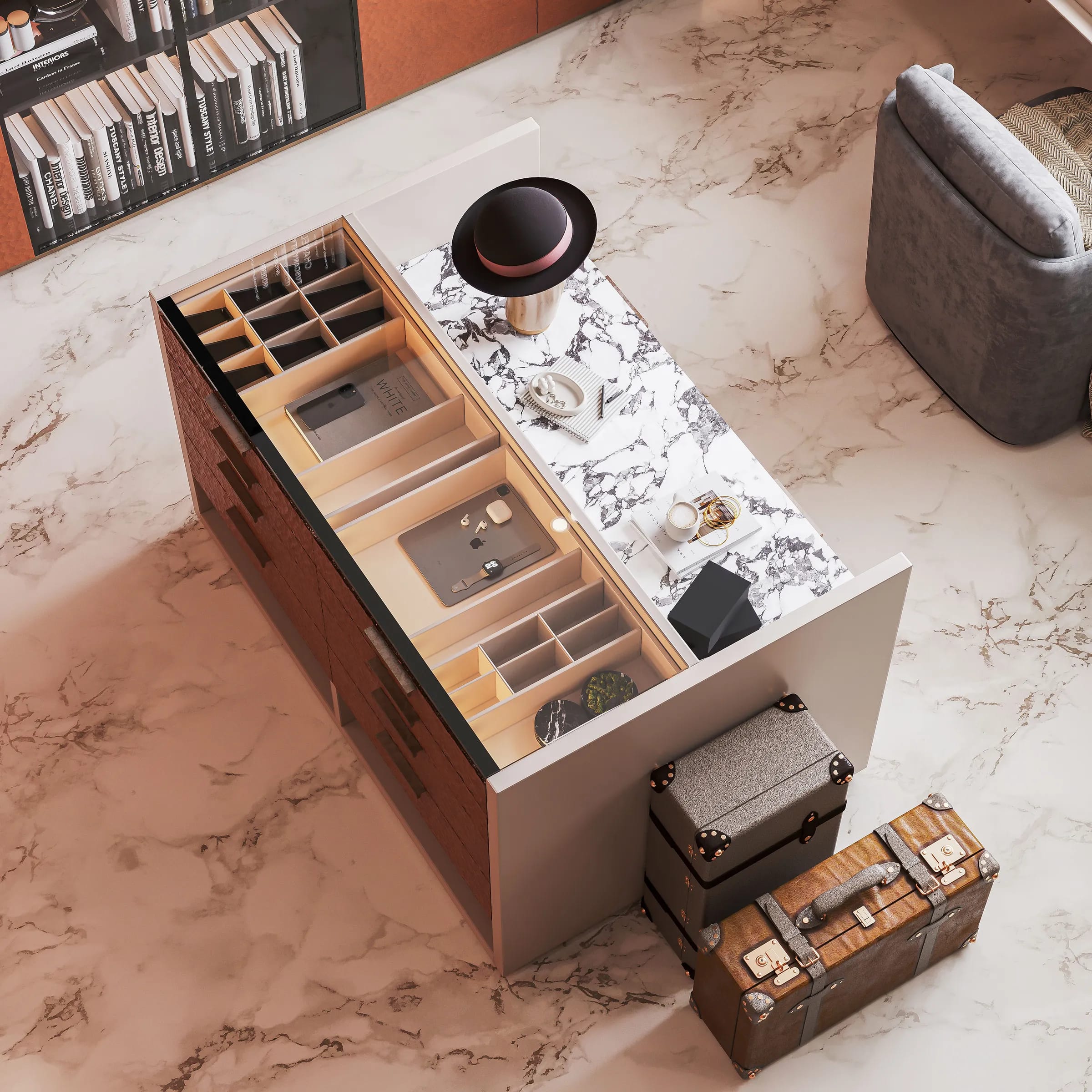 Suede Modular Wardrobe - Image 5