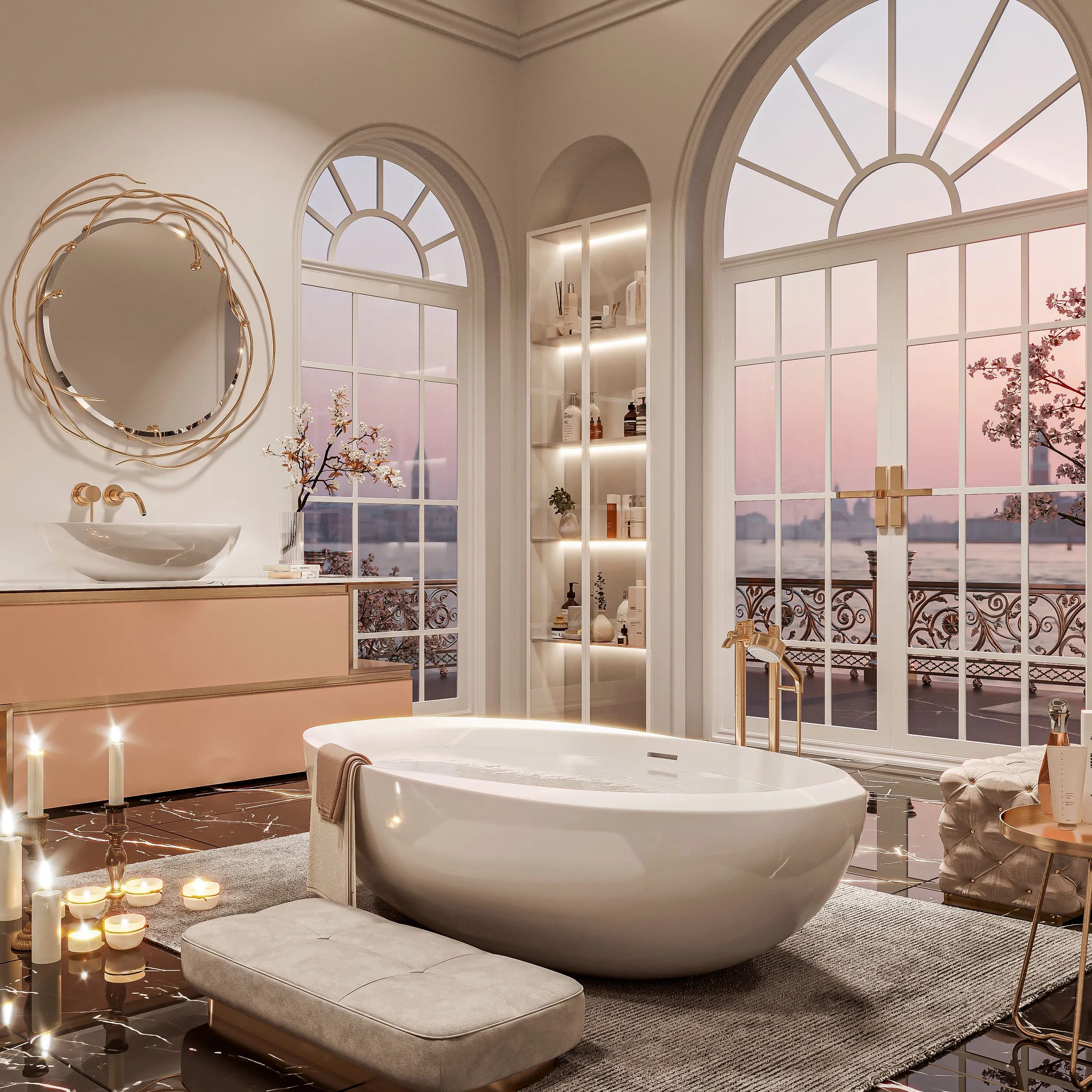 Melany Bathroom Vanity - Image 2