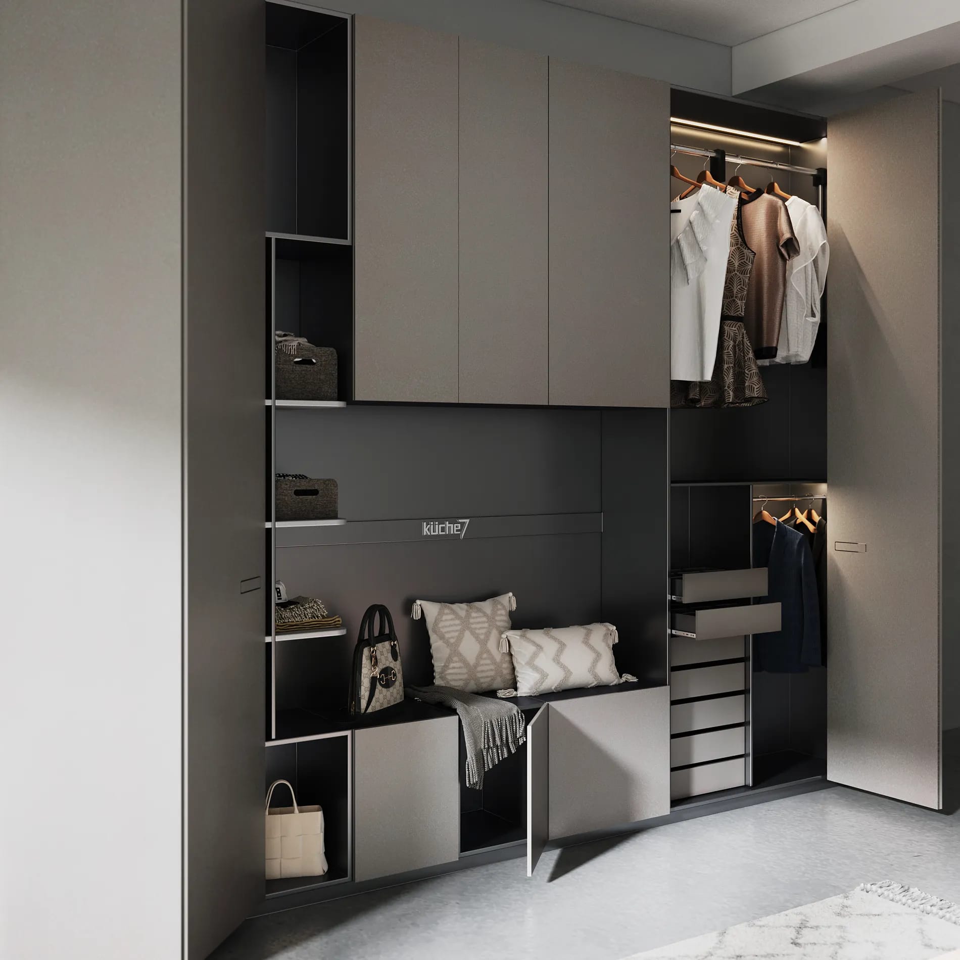 Flint Modular Wardrobe - Image 8